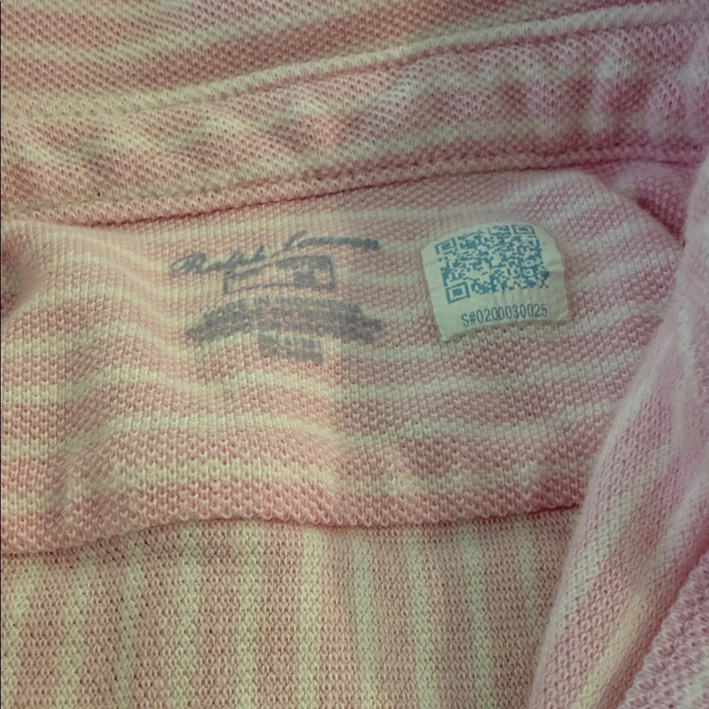 Ralph Lauren Pink Striped Baby Outfit - Picture 3 of 5